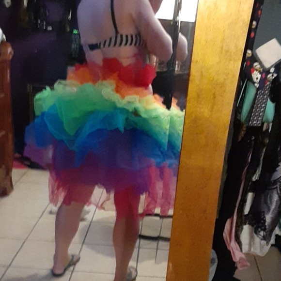 Halloween Leg Avenue Rainbow Unicorn TuTu Bodice - Picture 2 of 4